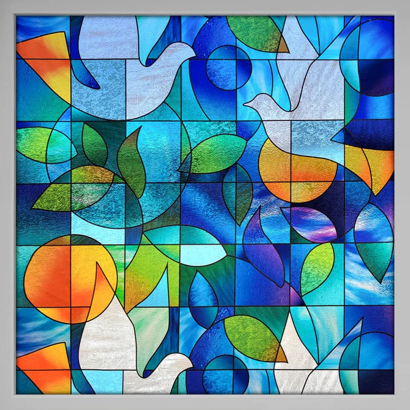 STAINED GLASS BIRD