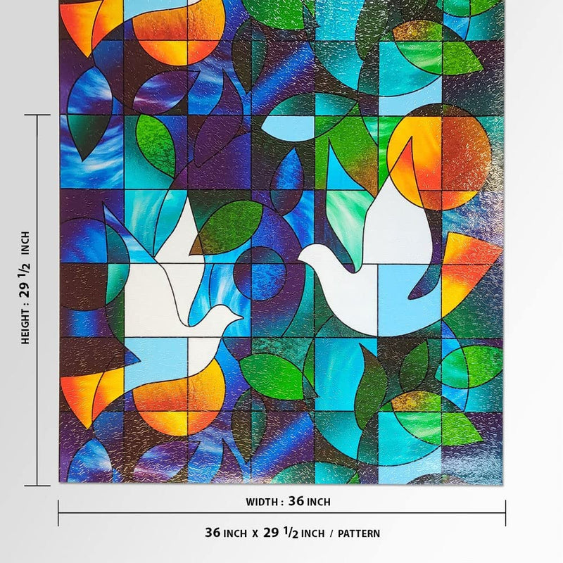 STAINED GLASS BIRD