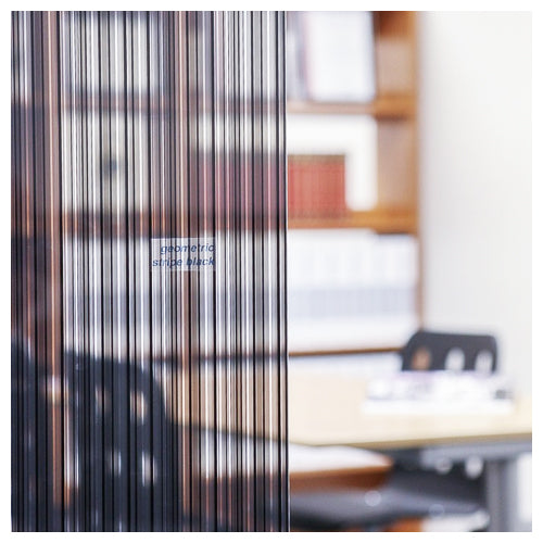 GEOMETRIC STRIPE BLACK