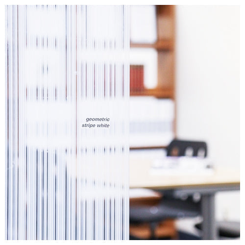 GEOMETRIC STRIPE WHITE